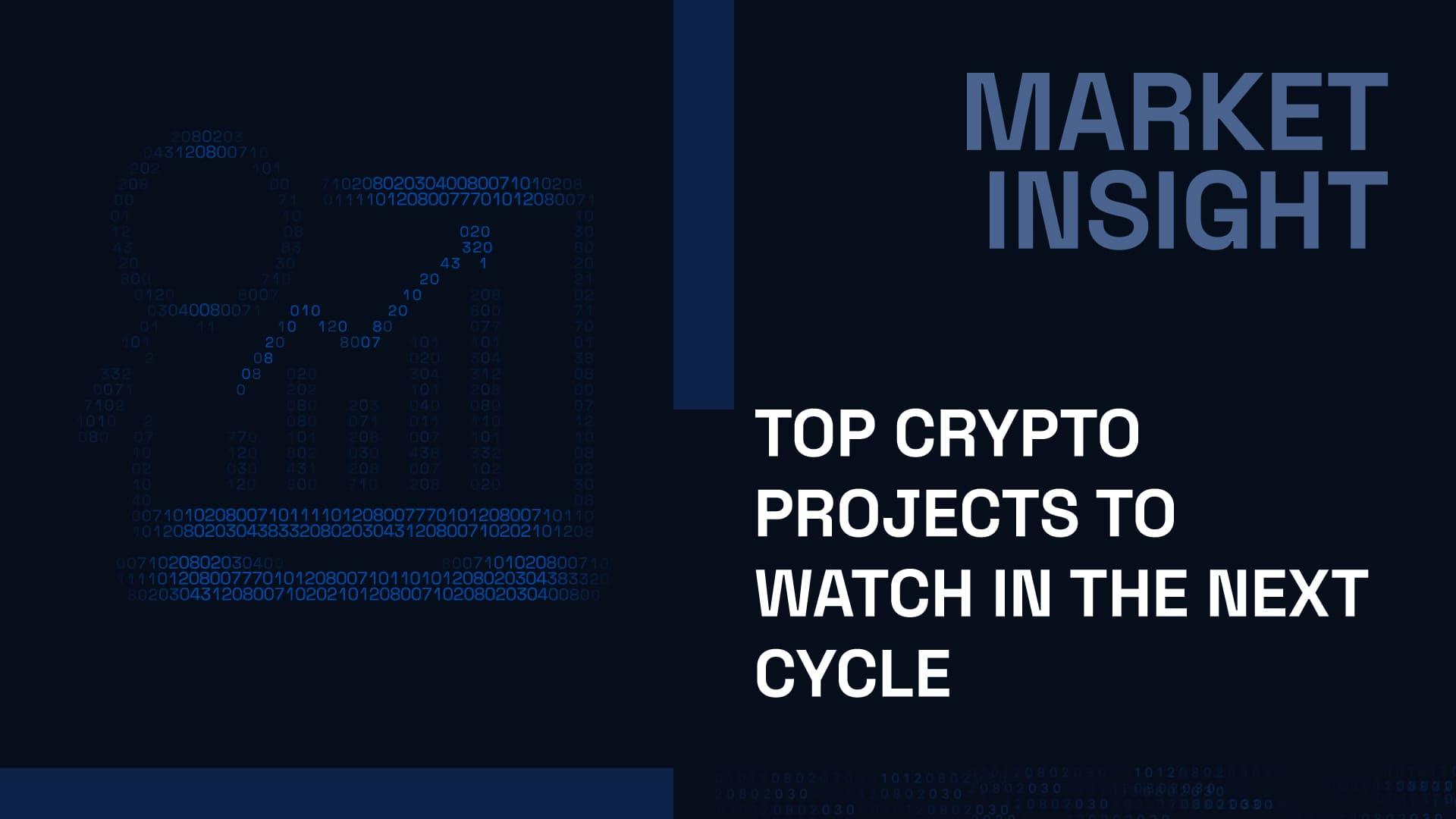 Top crypto projects to watch in the next cycle