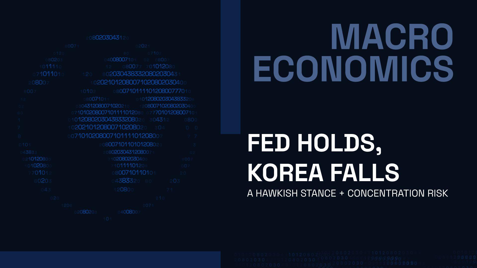 Fed Holds, Korea Falls: A Hawkish Stance + Concentration Risk